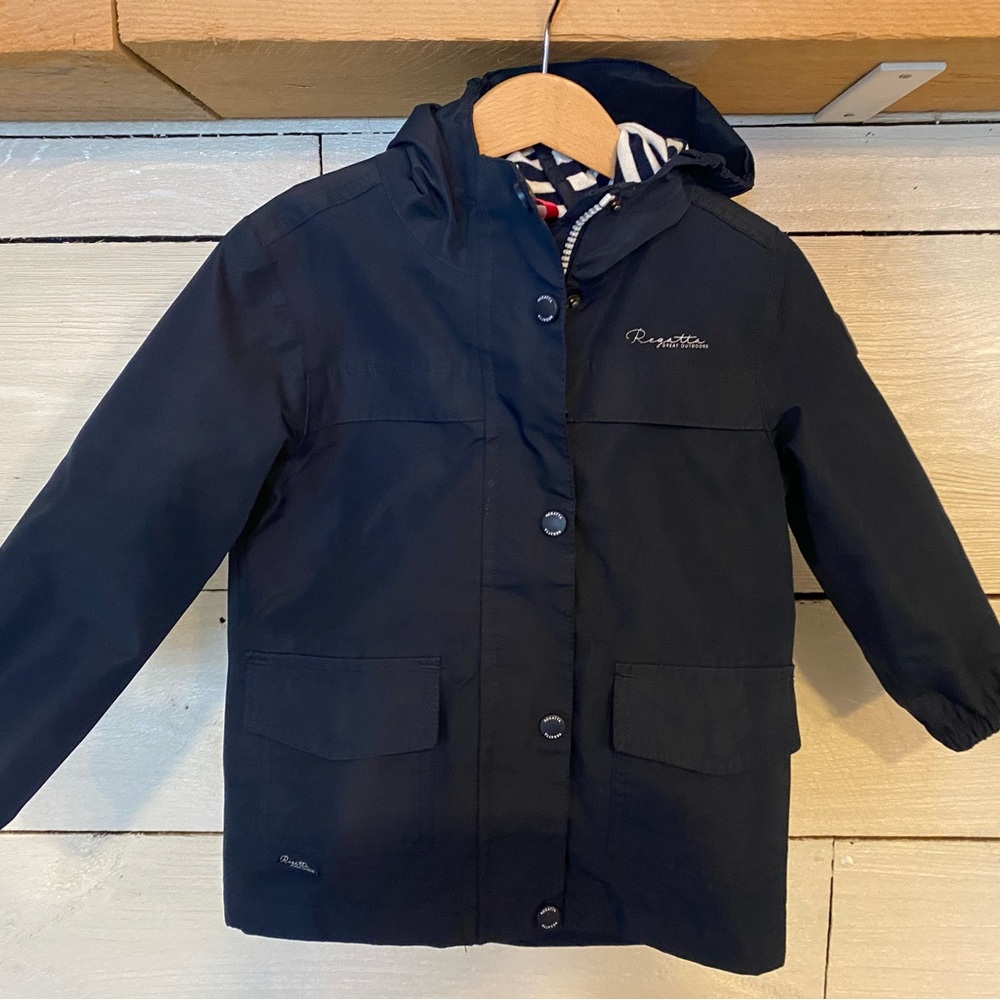 Regatta Kids' Navy Hooded Rain Jacket